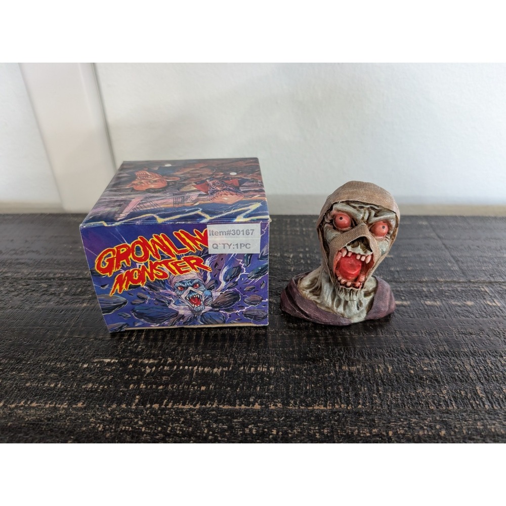 Growling‎ Monsters 1996 Cresner Mummy Halloween Horror Bust Statue New In Box
